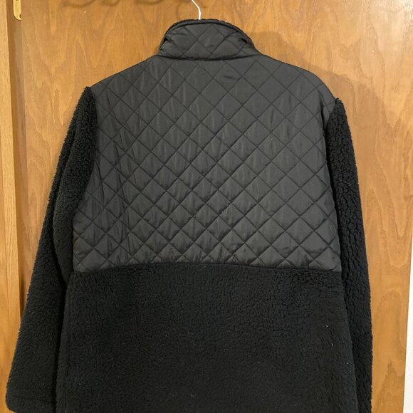 🖤 Fuzzy 🐈‍⬛ madden girl black fleece with snap closure - Picture 3 of 4